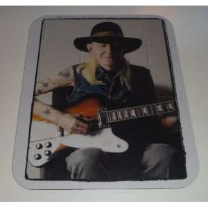 JOHNNY WINTER & His Guitar COMPUTER MOUSE PAD