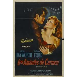  The Loves of Carmen (1948) 27 x 40 Movie Poster Spanish 