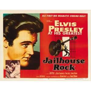   Rock Poster Half Sheet 22x28 Elvis Presley Judy Tyler Vaughn Taylor