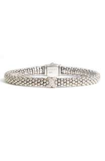 Lagos Caviar™ X Diamond Rope Bracelet  