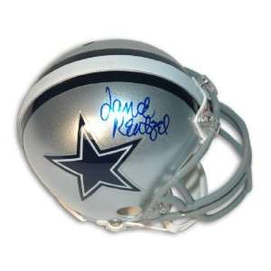 Lance Rentzel Dallas Cowboys Mini Helmet Autographed   Autographed NFL 
