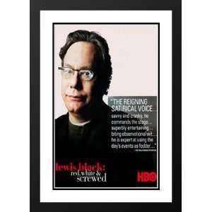  Lewis Black Red, White Screwed 20x26 Framed and Double 