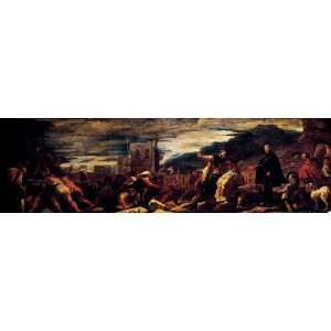 FRAMED oil paintings   Luca Giordano   24 x 6 inches   Felipe II with 