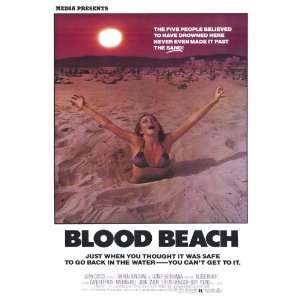  Blood Beach (1981) 27 x 40 Movie Poster Style B