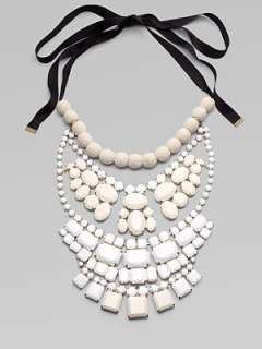 By Malene Birger   Beaded Bib Necklace    