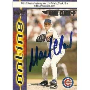 Mark Clark Signed Chicago Cubs 1998 Pacific Online Card