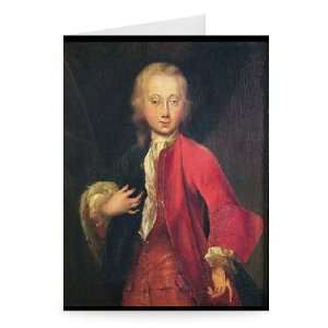 Portrait of Comte Maurice de Saxe   Greeting Card (Pack of 2)   7x5 