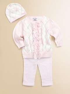 Hartstrings   Infants Argyle Sweater & Hat Set