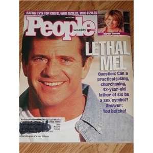   Back Issue July 27 1998 Mel Gibson Martha Stewart