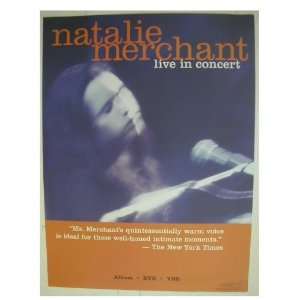  Natalie Merchant Poster Live In Concert