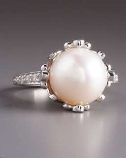 Pearl & Diamond Ring