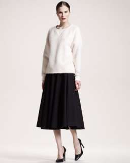 Intarsia Sweater & Jersey A Line Skirt