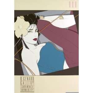 Commemorative 1986 by Patrick Nagel. Size 24 inches width by 36 
