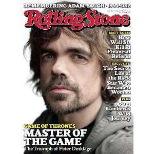  Rolling Stone Magazine (May 2012) Peter Dinklage   Game of 