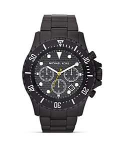 MICHAEL Michael Kors Oversized black Everest Bracelet Watch, 45mm