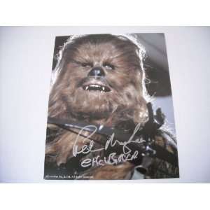  Star Wars Peter Mayhew as Chewbacca Signed Autographed 