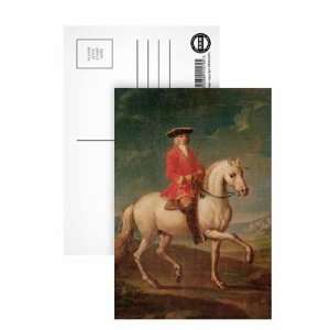 The Ride (oil on canvas) by Pietro Longhi   Postcard (Pack of 8)   6x4 