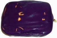 Tarte Purple Cosmetic Makeup Bag Case PVC/Nylon 7x5x1.5  