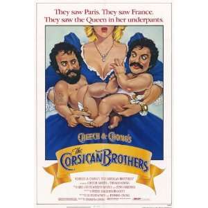 Cheech and Chong s the Corsican Brothers (1984) 27 x 40 Movie Poster 