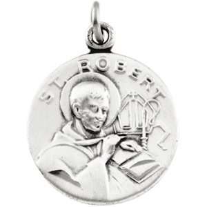  Sterling Silver St. Robert Medal Jewelry