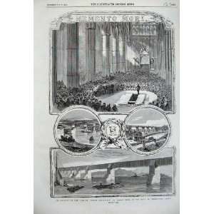  1859 Funeral Robert Stephenson Nave Westminster Abbey 