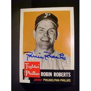 Robin Roberts Philadelphia Phillies #288 1953 Topps Archives 