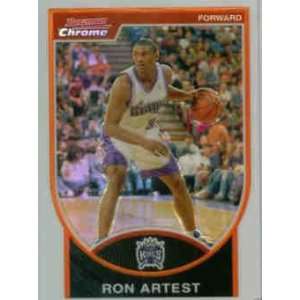  2007 08 Bowman Chrome #93 Ron Artest