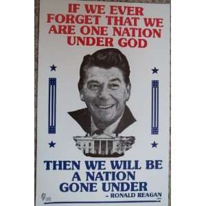 Ronald Reagan Picture and Quote Poster