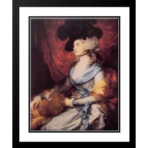   28x34 Framed and Double Matted Mrs Sarah Siddons