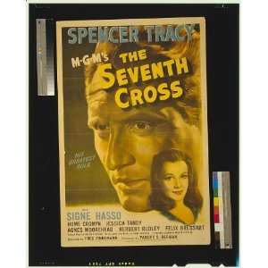   Seventh cross,Spencer Tracy,Signe Hasso,1944,Poster