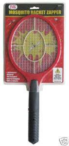   00210 ELECTRONIC MOSQUITO RACQUET RACKET ZAPPER FLY SWATTERS  