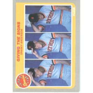  1985 Fleer # 628 Sparky Anderson Detroit Tigers Baseball 