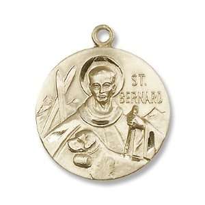  St. Bernard Of Clairvaux Patron Saints Gold Filled St. Bernard 