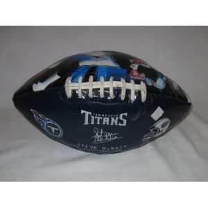 Steve McNair Limited Edition Fotoball Tennessee Titans Collectible 