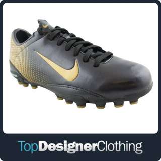New Mens Nike Steam Black MG Gold Soccer Football Boots  