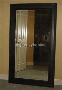 Extra Large Classic Black Wall Mirror FULL LENGTH Leaner Dressing Dark 