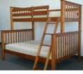 TWIN OVER FULL BUNK BEDS + 2 DRAWERS EXPRESSO bed 798304044935  