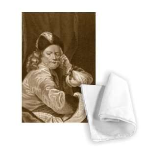 Thomas Killigrew, engraved by J.J Van den   Tea Towel 100% Cotton 