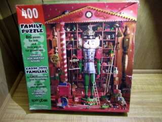 Springbok Christmas 400 pc puzzle Family Christmas puzzle big & little 