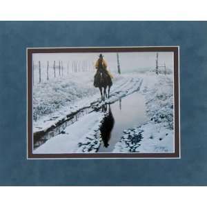 Tim Cox JUST ABOUT HOME Matted Suede Print