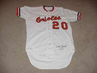 1979 Frank Robinson Game Worn Signed Jersey Orioles HOF  