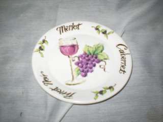 Ganz, Bella Casa, Merlot, Cabernet, Pinot Noir, Wine Plate  