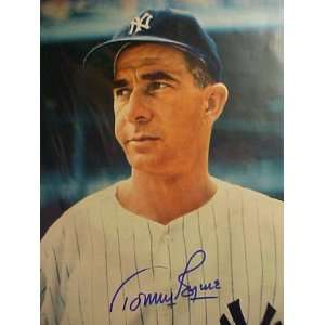 Tommy Byrne New York Yankees Autographed 11 x 14 Professionally Matted 