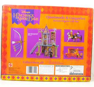 Disney HUNCHBACK Quasimodo & Gargoyles Figure Set RARE  