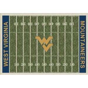  NCAA Home Field Rug   West Virginia Mountaineers Sports 