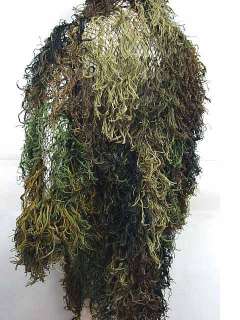 Hunting Airsoft 1pc Ghillie Suit Mossy Camo Woodland  