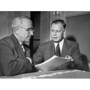  Harry Truman and Walter Bedell Smith, Going over Russian 
