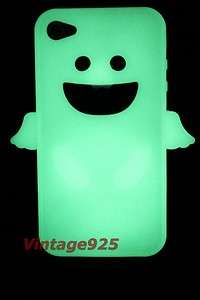 IPHONE 4G Glow in the Dark Silicone Angel Cute Skin Case Disco Party 