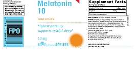 GNC Melatonin 10, 60 Vegetarian Tablets  