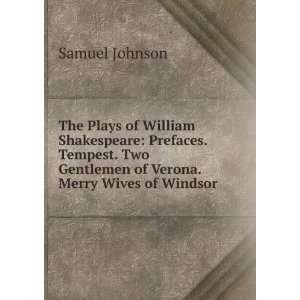    The Plays of William Shakespeare Hamlet Samuel Johnson Books